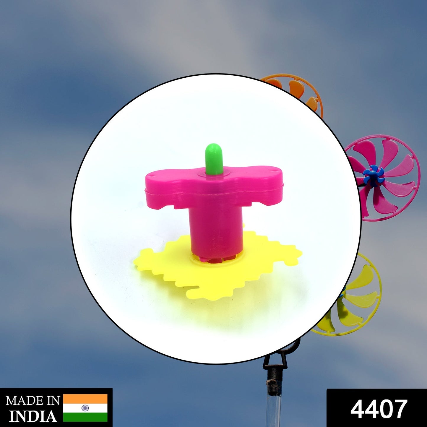 Kids spinner toy with launcher