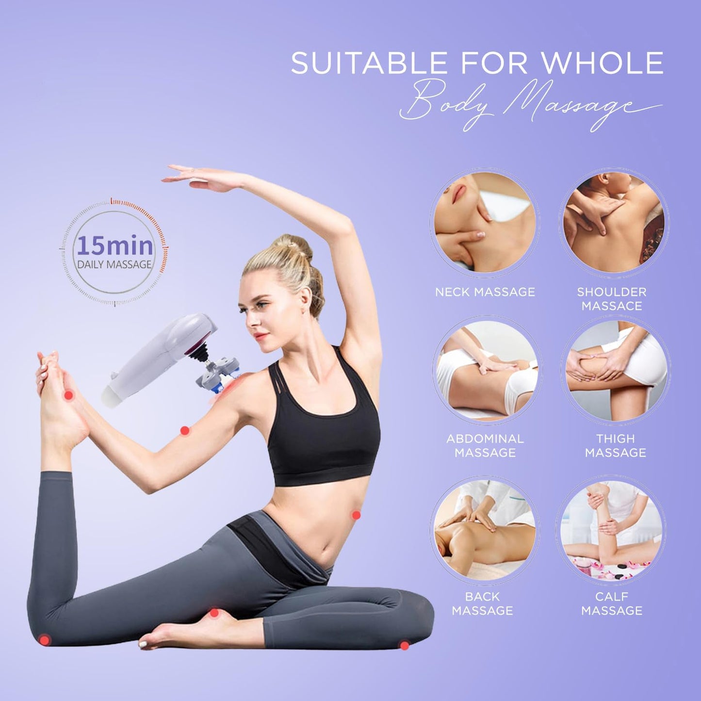 FlexiRelief 8-in-1 Body Massager