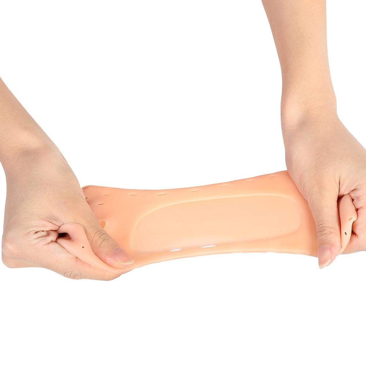 Cracked heel gel socks for moisturizing and protection