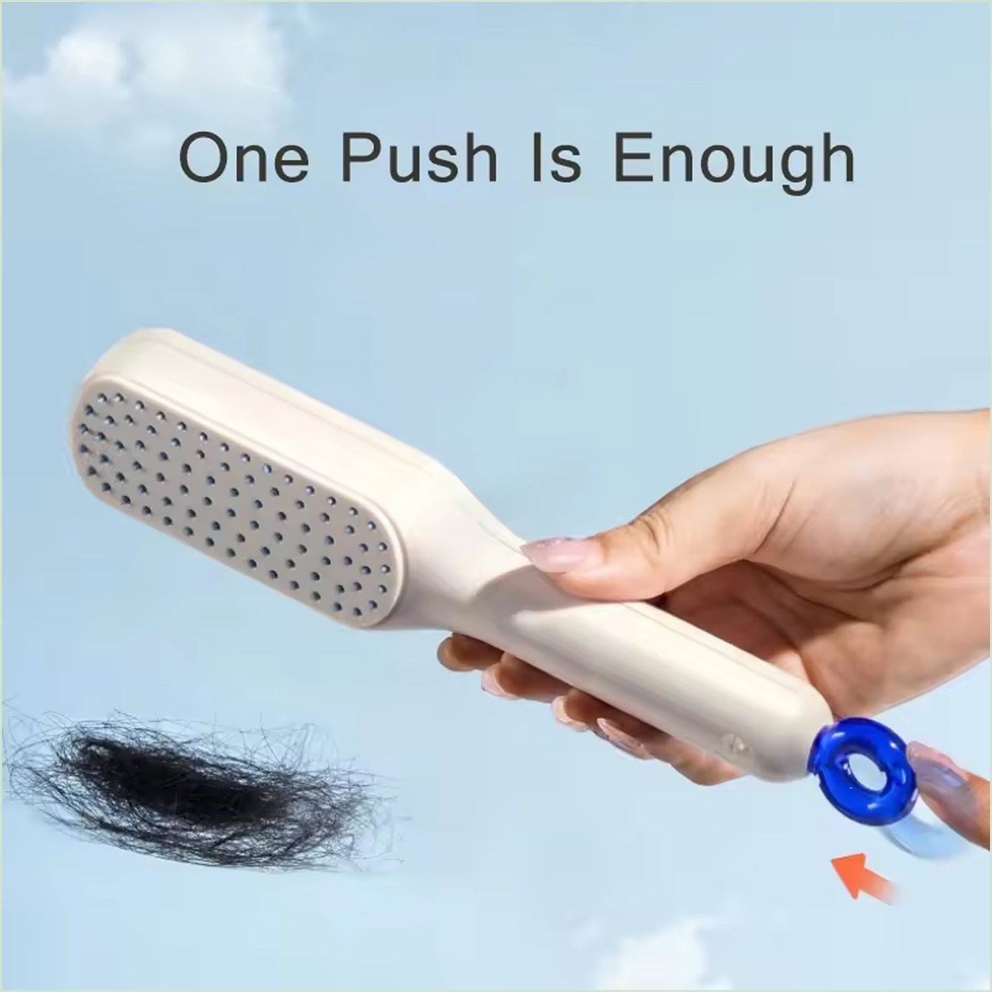 Self-Cleaning Hairbrush, Massage Comb (1 Pc / With Box)