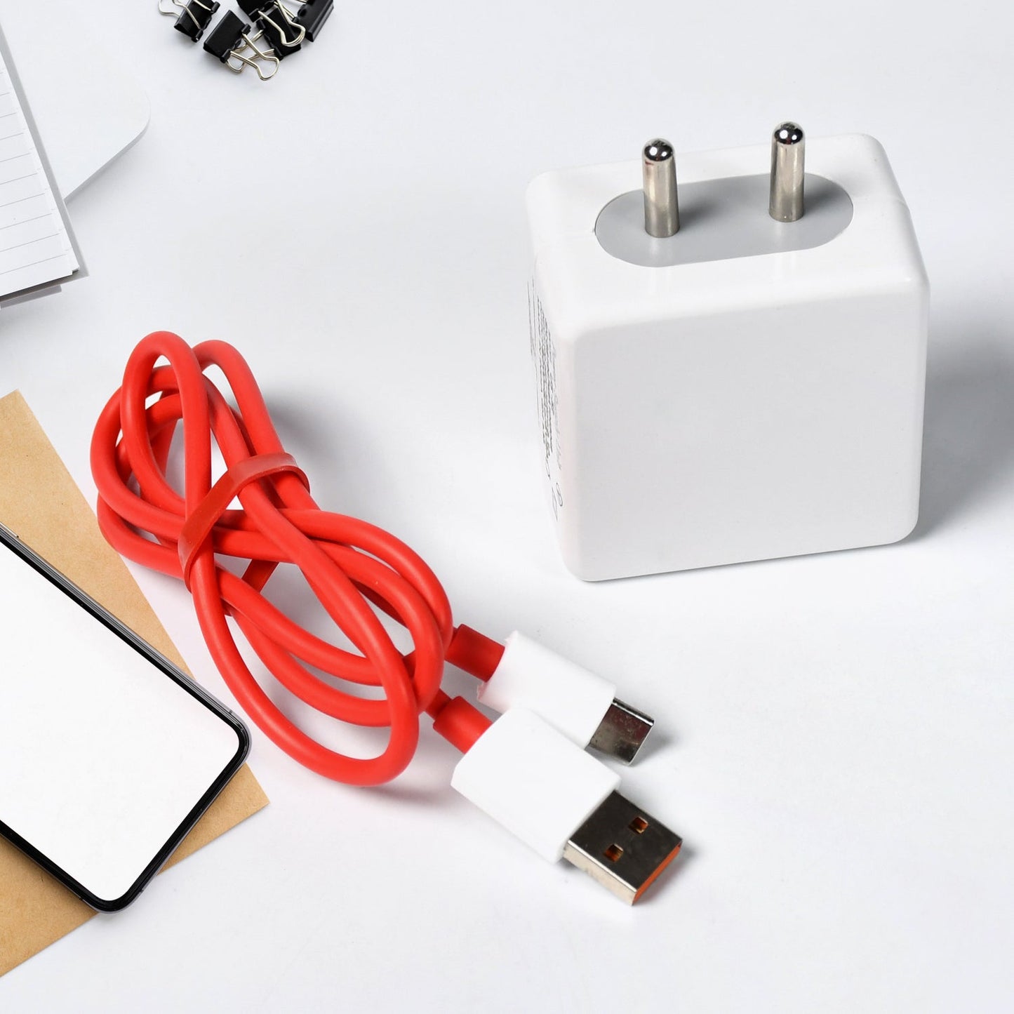 Super fast charger with cable for smart devices