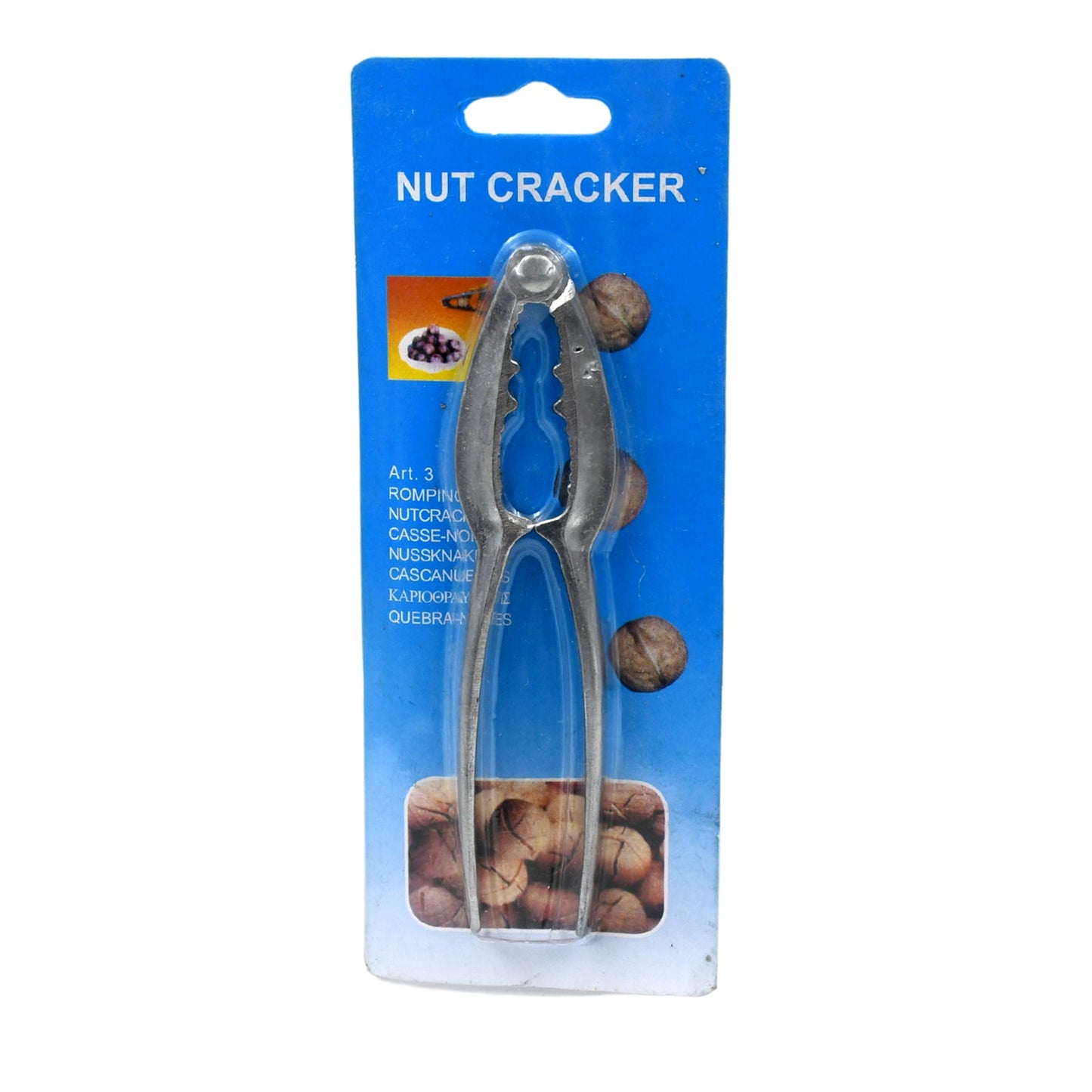 SMALL WALNUT CRACKER, LUXURY DIE CAST STAINLESS ALLOY NUT CUTTER WALNUT CLAMP PLIER PORTABLE SMART WALNUT AKHROT HOUSEHOLD OPEN CORE PLIERS FOR ALL NUTS