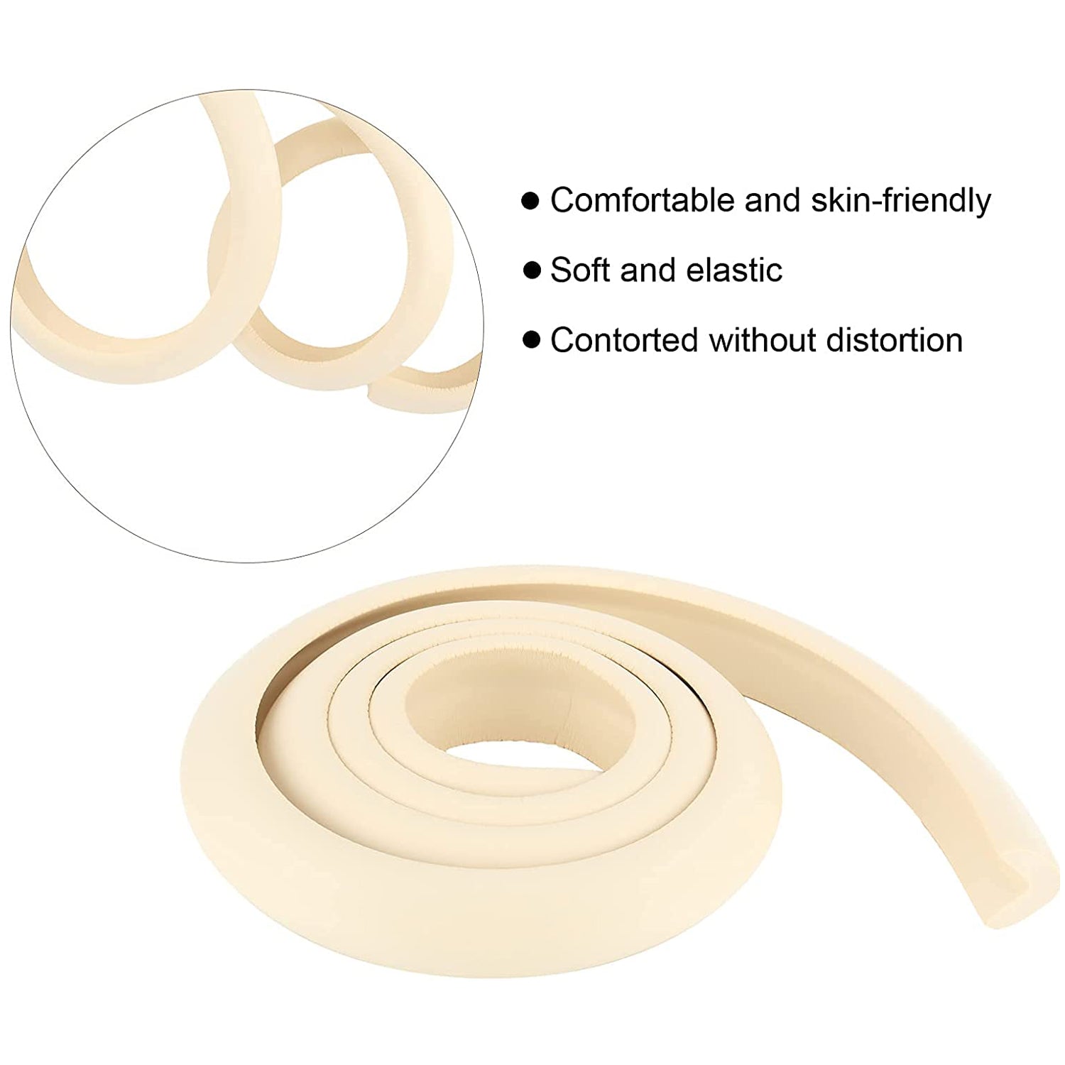 Soft edge protectors for baby furniture