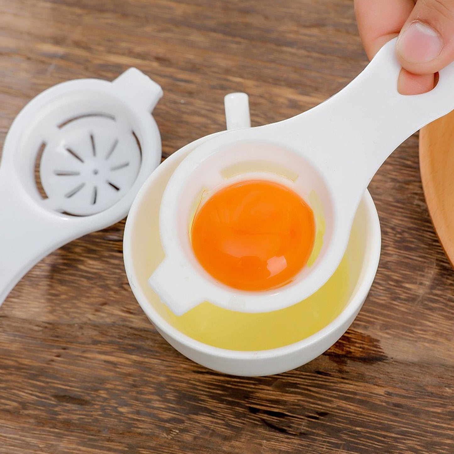 Plastic Egg Yolk Separator, Egg White Yolk Filter Separator (1 Pc)