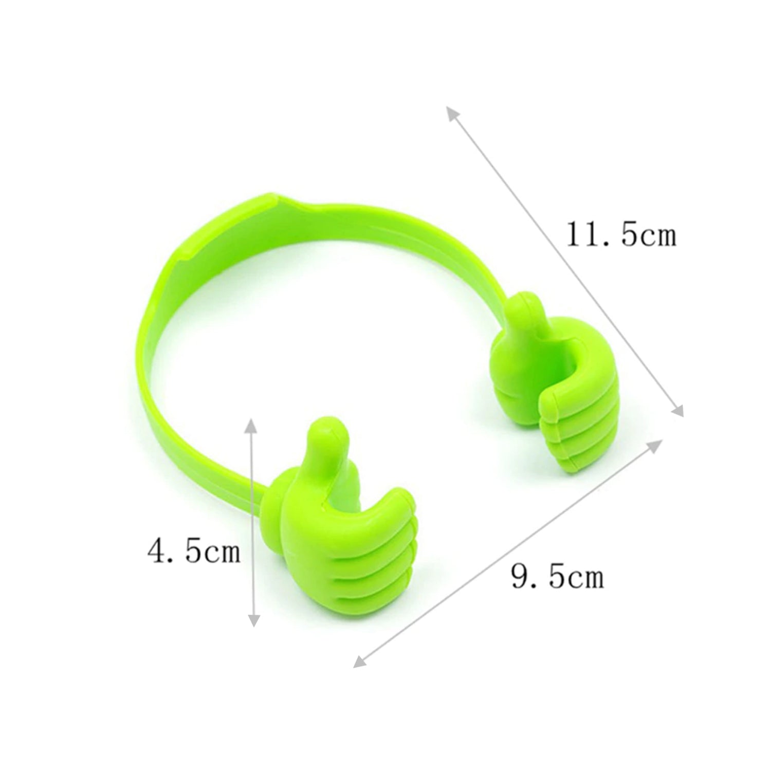 Unique hand-shaped mobile phone holder, perfect for office and home use.