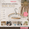 Portable folding clothes hanger (1 pc): 360° rotation, travel, adjustable