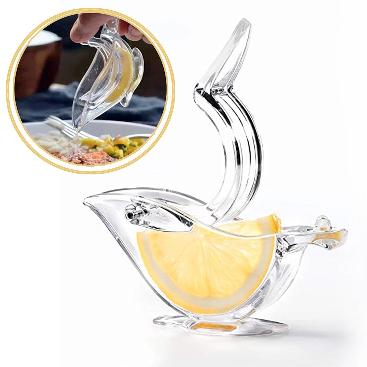 Manual fruit juicer for oranges and lemons